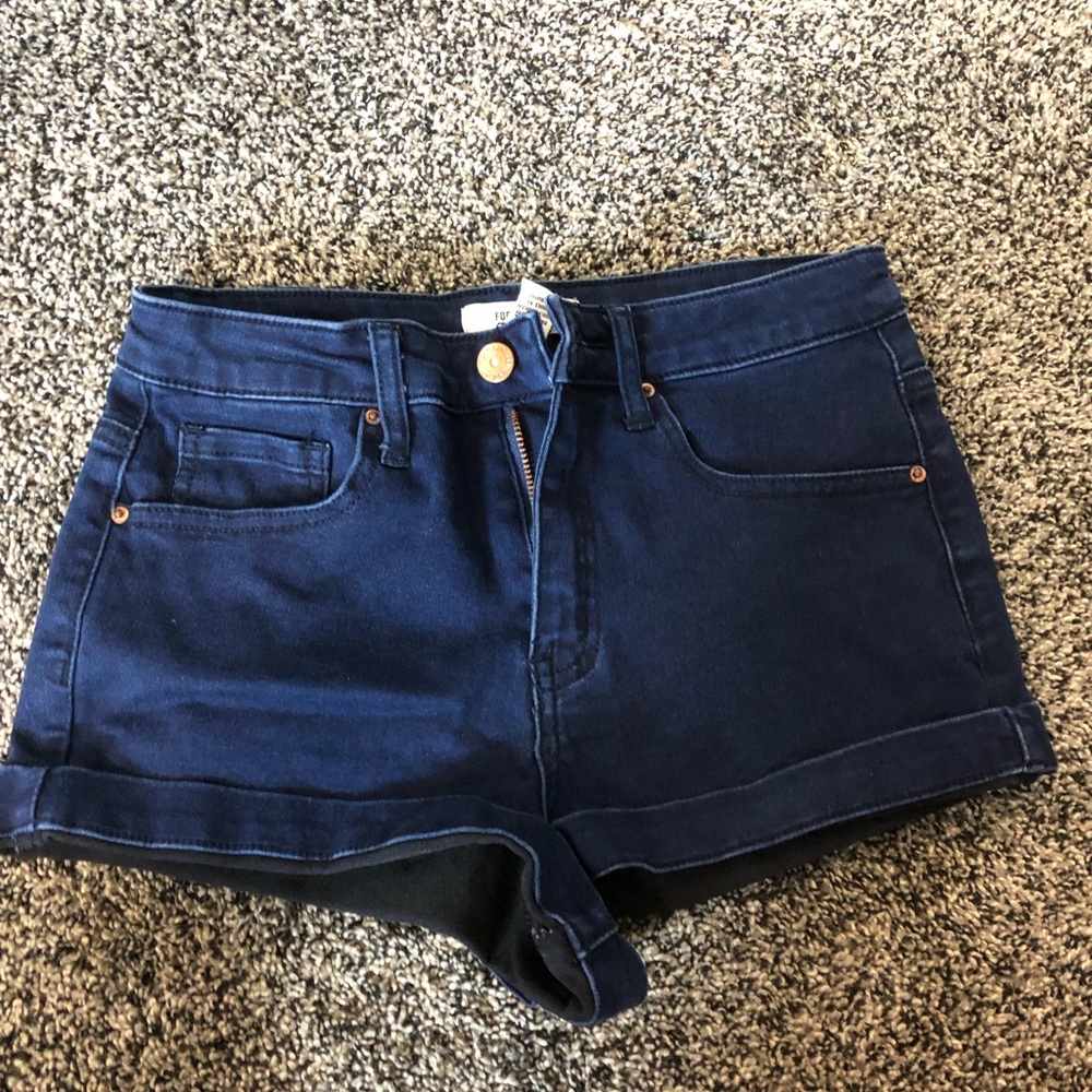 Blue forever 21 jean shorts